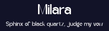 Milara by Muksal Creative — Sans Serif Font — thumbnail 2