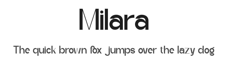 Milara by Muksal Creative — Sans Serif Font