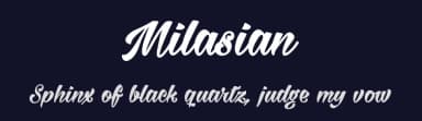 Milasian by Måns Grebäck — Script Handwritten Font — thumbnail 2