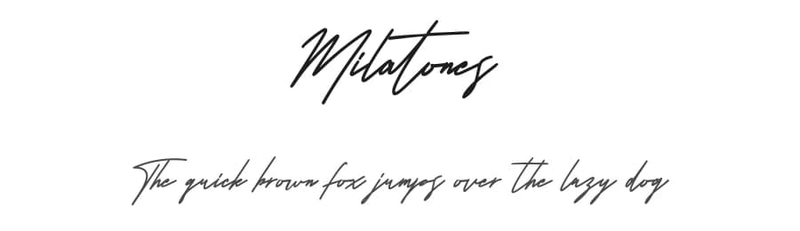 Milatones by Maulana Creative — Script Handwritten Font