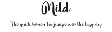 Mild by Scratchones — Script Handwritten Font — thumbnail 1