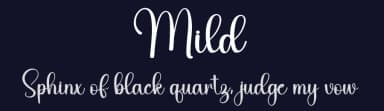 Mild by Harlek Studio — Script Handwritten Font — thumbnail 2