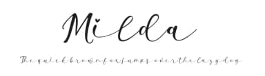 Milda by Mozatype — Script Handwritten Font — thumbnail 1