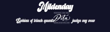 Mildenday by Ditatype — Script Handwritten Font — thumbnail 2