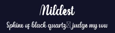 Mildest by Chamdan Chakim — Script Handwritten Font — thumbnail 2