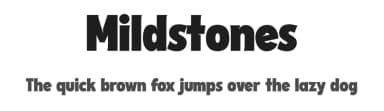 Mildstones by Ikiiko Type — Sans Serif Font — thumbnail 1