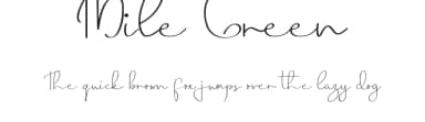 Mile Green by Edric Studio — Script Handwritten Font — thumbnail 1