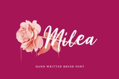 Milea Font by Weape Design — Script Handwritten Font — thumbnail 1