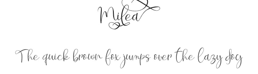 Milea by Airotype — Script Handwritten Font