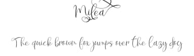 Milea by Airotype — Script Handwritten Font — thumbnail 1
