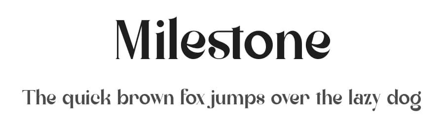 Milestone by Lettertype Studio — Serif Font