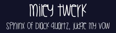 Miley Twerk by Des Gomez — Script Handwritten Font — thumbnail 2