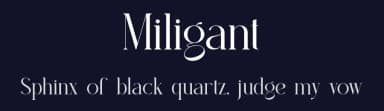 Miligant by Slide Shoot Type — Serif Font — thumbnail 2