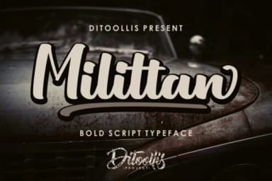 Milittan Font by Ditoollis Project — Script Handwritten Font — thumbnail 1