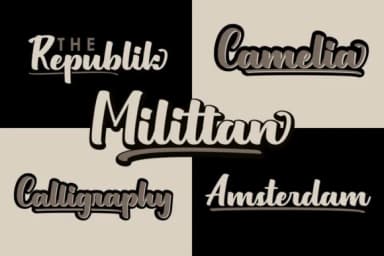 Milittan Font by Ditoollis Project — Script Handwritten Font — thumbnail 2