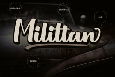 Milittan Font by Ditoollis Project — Script Handwritten Font — thumbnail 4