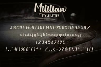 Milittan Font by Ditoollis Project — Script Handwritten Font — thumbnail 5
