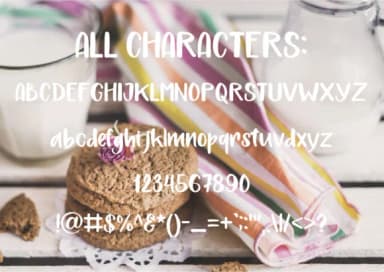 Milk and Cookies Font by Sentimental Postman — Script Handwritten Font — thumbnail 4