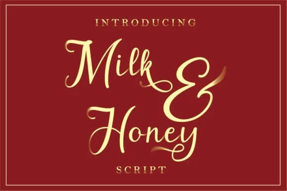 Milk & Honey Font by Fikryal Studio — Script Handwritten Font