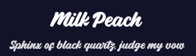 Milk Peach by Four Lines — Script Handwritten Font — thumbnail 2
