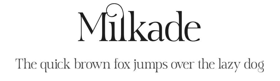 Milkade by Storytype Studio — Serif Font