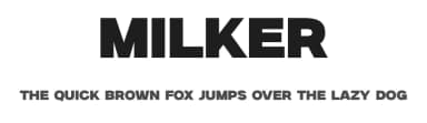 Milker by BrandSemut — Sans Serif Font — thumbnail 1