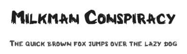 Milkman Conspiracy by AngeliQ — Script Handwritten Font — thumbnail 1