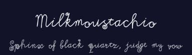 Milkmoustachio by Tup Wanders — Script Handwritten Font — thumbnail 2
