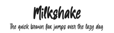 Milkshake by NJ Studio — Script Handwritten Font — thumbnail 1