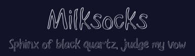 Milksocks by T.ink — Script Handwritten Font — thumbnail 2