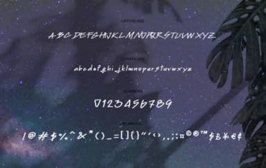 Milky Way Font by SkyClick — Script Handwritten Font — thumbnail 3