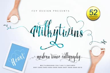 Milkytwins Font by feydesign — Script Handwritten Font — thumbnail 1
