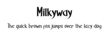 Milkyway by ManekaDesign — Script Handwritten Font — thumbnail 1