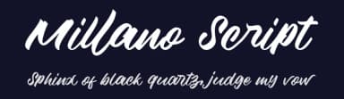 Millano Script by MJB Letters — Script Handwritten Font — thumbnail 2