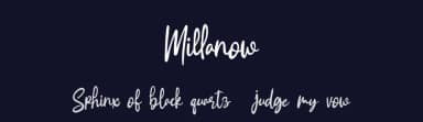 Millanow by MikroType Std — Script Handwritten Font — thumbnail 2