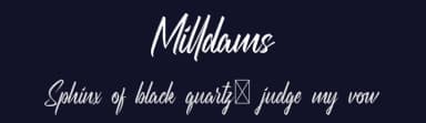 Milldams by NihStudio — Script Handwritten Font — thumbnail 2