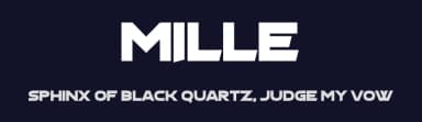 Mille by Chequered Ink — Sans Serif Font — thumbnail 2