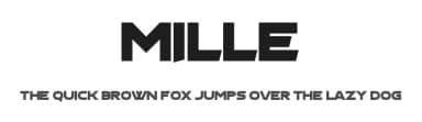 Mille by Chequered Ink — Sans Serif Font — thumbnail 1
