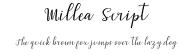 Millea Script by Cut Story — Script Handwritten Font — thumbnail 1