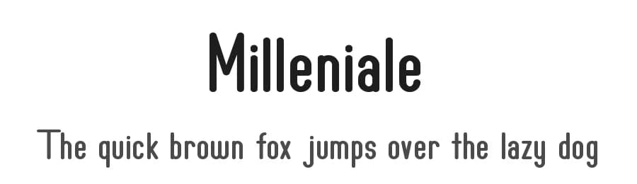 Milleniale by Ditoollis Project — Sans Serif Font
