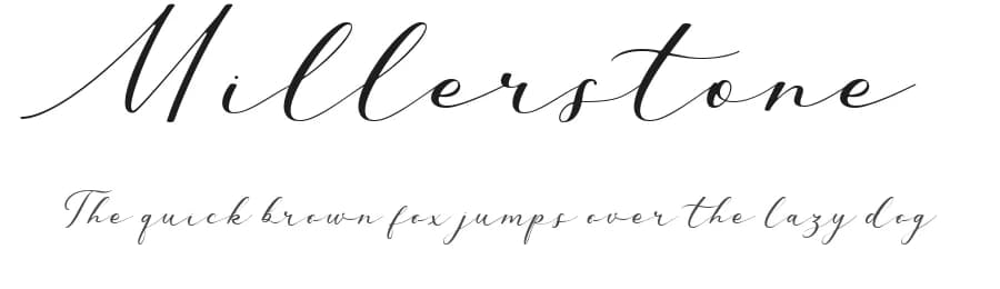 Millerstone by Konstantine Studio — Script Handwritten Font