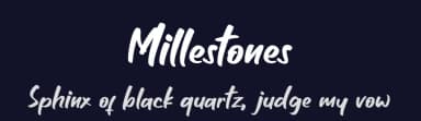 Millestones by Haksen Studio — Script Handwritten Font — thumbnail 2