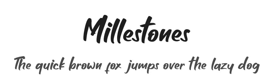 Millestones by Haksen Studio — Script Handwritten Font