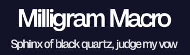 Milligram Macro by Zetafonts — Sans Serif Font — thumbnail 2