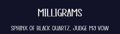 Milligrams by Andi Moz — Script Handwritten Font — thumbnail 2