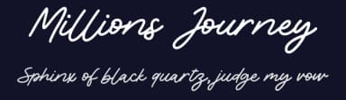 Millions Journey by Allouse Studio — Script Handwritten Font — thumbnail 2