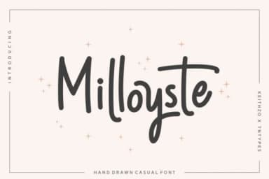 Milloyste Font by Keithzo (7NTypes) — Script Handwritten Font — thumbnail 1