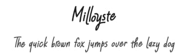Milloyste by 7NTypes — Script Handwritten Font — thumbnail 1