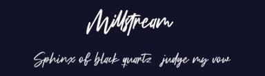 Millstream by Maulana Creative — Script Handwritten Font — thumbnail 2