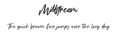 Millstream by Maulana Creative — Script Handwritten Font — thumbnail 1